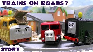 Thomas The Train Trains On The Roads | Kinder Minions Surprise Eggs | Disney Cars | Mickey Mouse