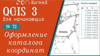QGIS 3 - № 72. Оформление простого каталога координат.