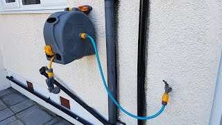Unboxing and setup of a Hozelock Compact 2in1 Reel with 25m Hose pipe