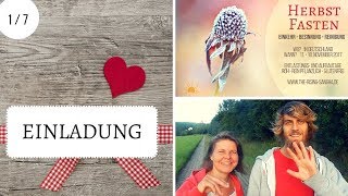 Einladung 1/7 | HERBST FASTEN