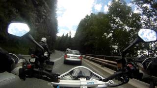 Tuono 1000R vs CB1000R - Krimml waterfalls
