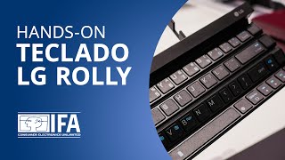 LG Rolly: teclado dobrável Bluetooth ganha ar “profissional" [Hands-on | IFA 2015]