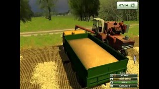 Farming Simulator 2013 Уборка Зерна