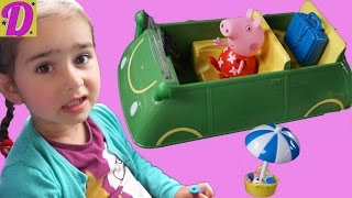СВИНКА ПЕППА Едет на Машине Новые Серии Свинка Пеппа Распаковка Игрушки PEPPA PIG New Car