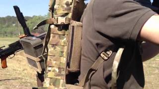 M249 SAW 800 round backpack feed