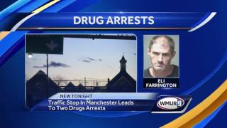 WATCH: Vermont men arrested on drug charges in Manchester
