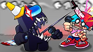 ЧЕРНЫЙ ИМПОСТЕР vs Friday Night Funkin Просто Нереальный Сложный Мод VS BLACK IMPOSTER Among Us