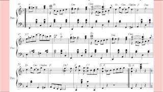 The Entertainer for piano reading the score tutorial