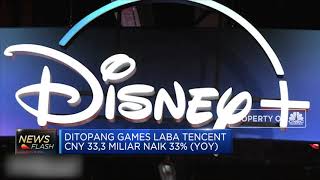 Tencent Bukukan Pendapatan 45%, Disney+ Lampaui Target Pelanggan Baru