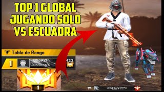 Así juega el Top 1 global en solo vs escuadra!!! //#freefire #El69YT #Topglobal