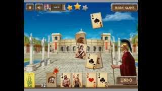 Пасьянс 300 спартанцев найти пару картам разложить игра Spartan Solitaire