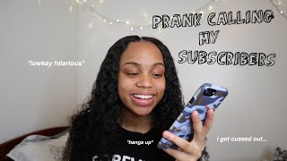 prank calling my SUBSCRIBERS *hilarious* ?