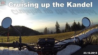 2013-12-23 Just cruising, Yamaha XT550, Waldkirch - Kandel