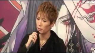[Ustream] GACKT - Press conference about Moon Saga (2011)