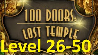 100 Doors: Lost Temple - Level 26 - 50 Walkthrough прохождение