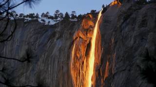 Yosemite Horsetail Falls Feb 2017