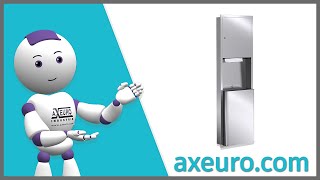 AX9205E - Distributeur d'essuie-mains et poubelle - Vidéo d'installation - Axeuro Industrie