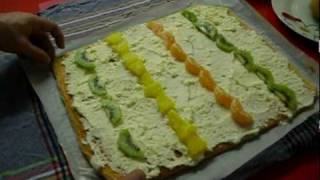 Brazo de gitano de frutas