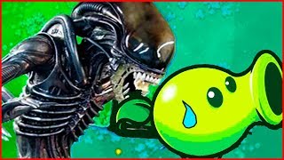 ЧУЖИЕ Против ХИЩНИКА Мод plants vs. aliens Растения против зомби 2 от Фаника plants vs zombies 2