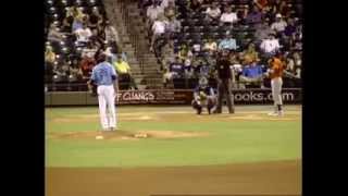 Batter Strikes Out On One Pitch | Minor League Baseball Player Vinnie Catricala