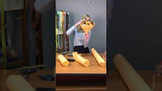 Мастер-класс по фруктовому букету с открытым гранатом (часть 2)