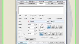 Master BERNINA Software 8 - Lettering Basics - Adding Lettering and Choosing the Font