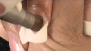 TODAY'S PRODUCTS - How To Do V Shape French Using FRENCH TRIMMER. (Www.TodaysProducts.com)