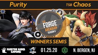 The Forge S5:E1 - Purity (Bayonetta) Vs. TSB | Chaos (Palutena, Bowser) - W Semifinals
