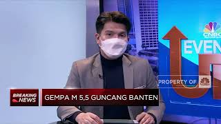 Gempa M 5,5 Guncang Banten