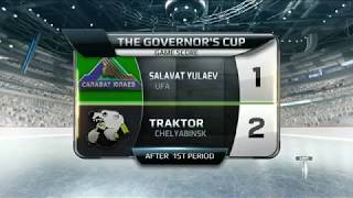 «Салават Юлаев» - «Трактор» 1 период (highlights)