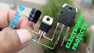 [NEW] TOP 4 ELECTRONIC PROJECTS WITH TRANSISTOR TTC5200, 2SA1494, BD140, TTP225, BT66 & LDR