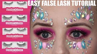 Step By Step Guide | How To Apply False Lashes Easily | My Lash PR Haul