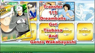 Captain Tsubasa Dream Team: Transfer 115 Dreamballs Get Tsubasa And Genzo Wakabayashi