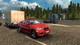 Euro Truck Simulator 2. Мод: BMW X6. Бред! (Ссылка в описании)