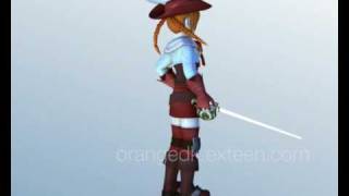 3d model soilder girl