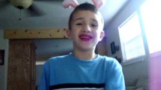 My Pink Rapper Bunny with his Skate Board