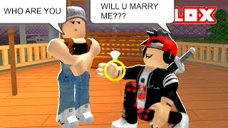 PROPOSING TO STRANGERS IN ROBLOX PRANK | Roblox Social Experiment