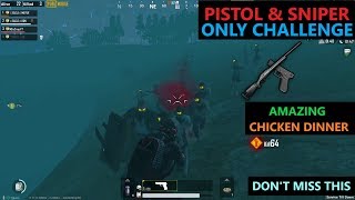 [Hindi] PUBG MOBILE | INSANE "PISTOL & SNIPER ONLY" CHALLENGE IN ZOMBIE MOD