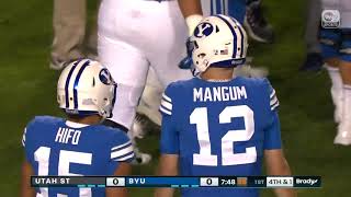 NCAAF 2018 Utah State at BYU byuTV