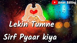 New wahatsapp status || I'm Sorry sad whatsapp status||