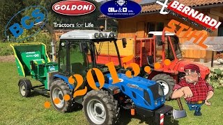 LAVORI NEL BOSCO -STAGIONE 2015-  trattori / cippatore / verricello / spaccalegna / motosega