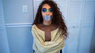 WILL SHE ESCAPE?! Handcuff, Straight Jacket, Chain Escape CHALLENGE!
