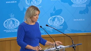 Евросоюз предпочитает разговаривать на языке санкций: Захарова о "черном списке" для ЕС