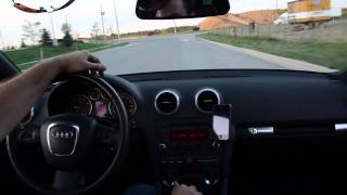 Audi A3, APR tuned Stage 2+ with the Sport exhaust. video taken with the Nikon D7000