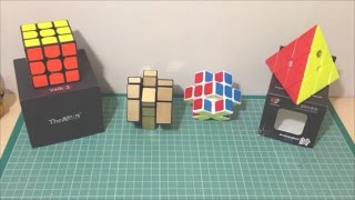 Мои новогодние покупки кубиков Рубика-|Valk 3,X-Man Pyraminx и другие|
