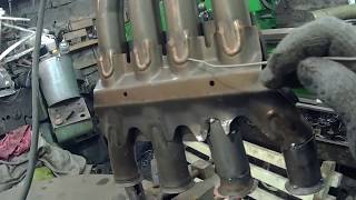 Ремонт выпускного коллектора снегохода Yamaha