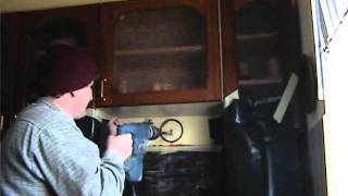 DIY, Pára és szagelszívó telepítése. Lüfter. Ventilation. Extractor Fan Installation.
