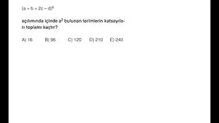 Endemık YGS 284 10 #Binom