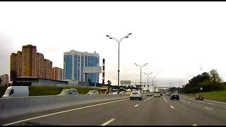 Driving Highway in Moscow