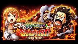 [OPTC] - THE BEST SUGOFEST EVER - G4 Luffy/Nami SugoFest - 150 Gems, 3x Multis